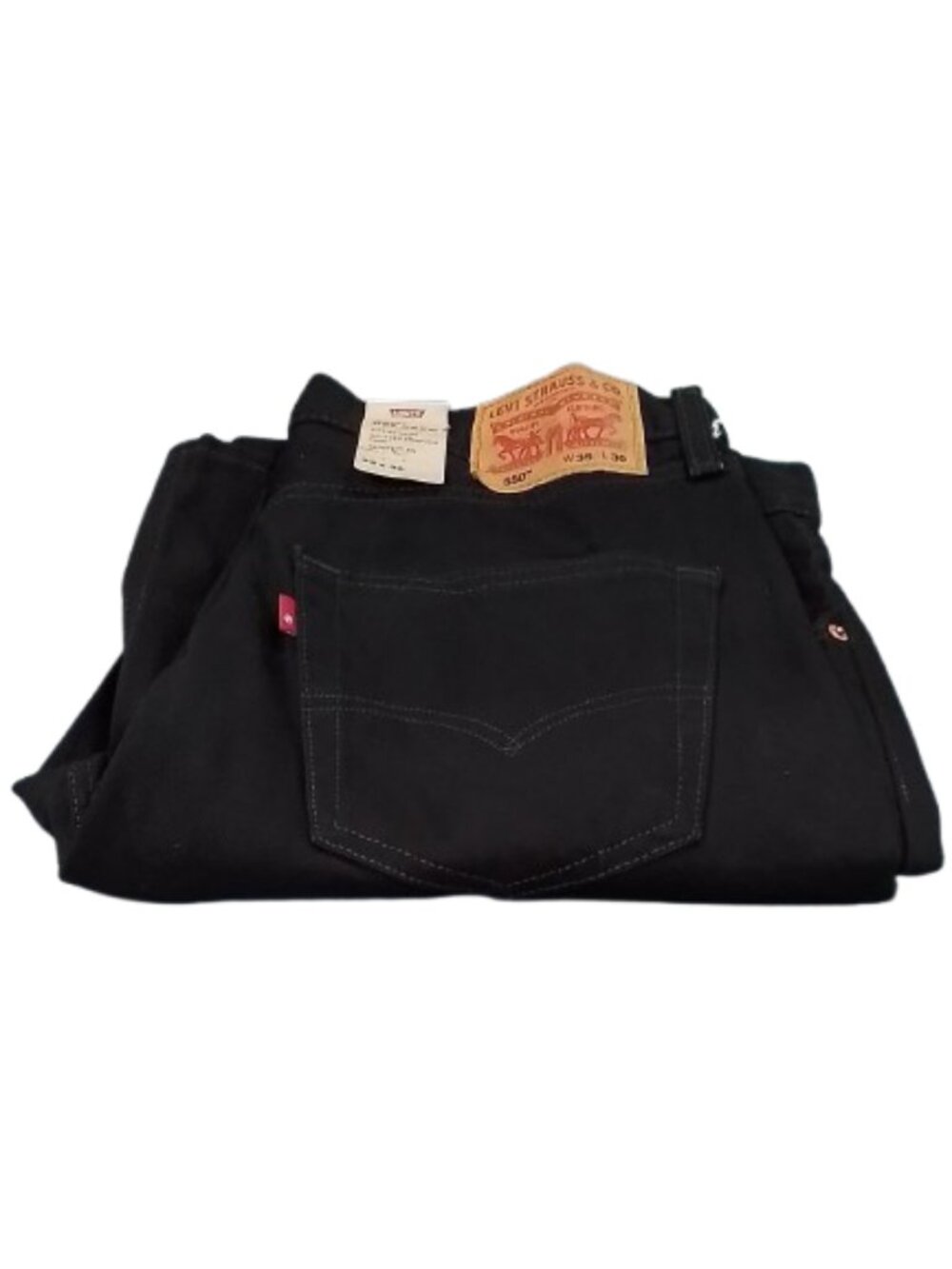 Men's Levi's 550 Relaxed Fit Tapered Leg Jeans - Black - 35x30 - NWT